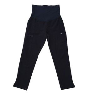 FIGS Maternity Yola 3.0 Skinny Scrub Medical Pants Black Size Medium W21SW2035